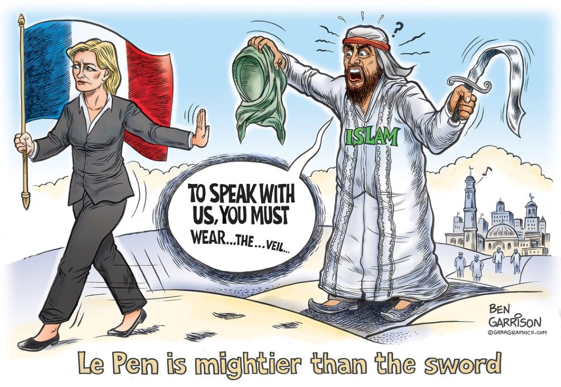 lepen-veil-not-stronger-sword-cartoon
